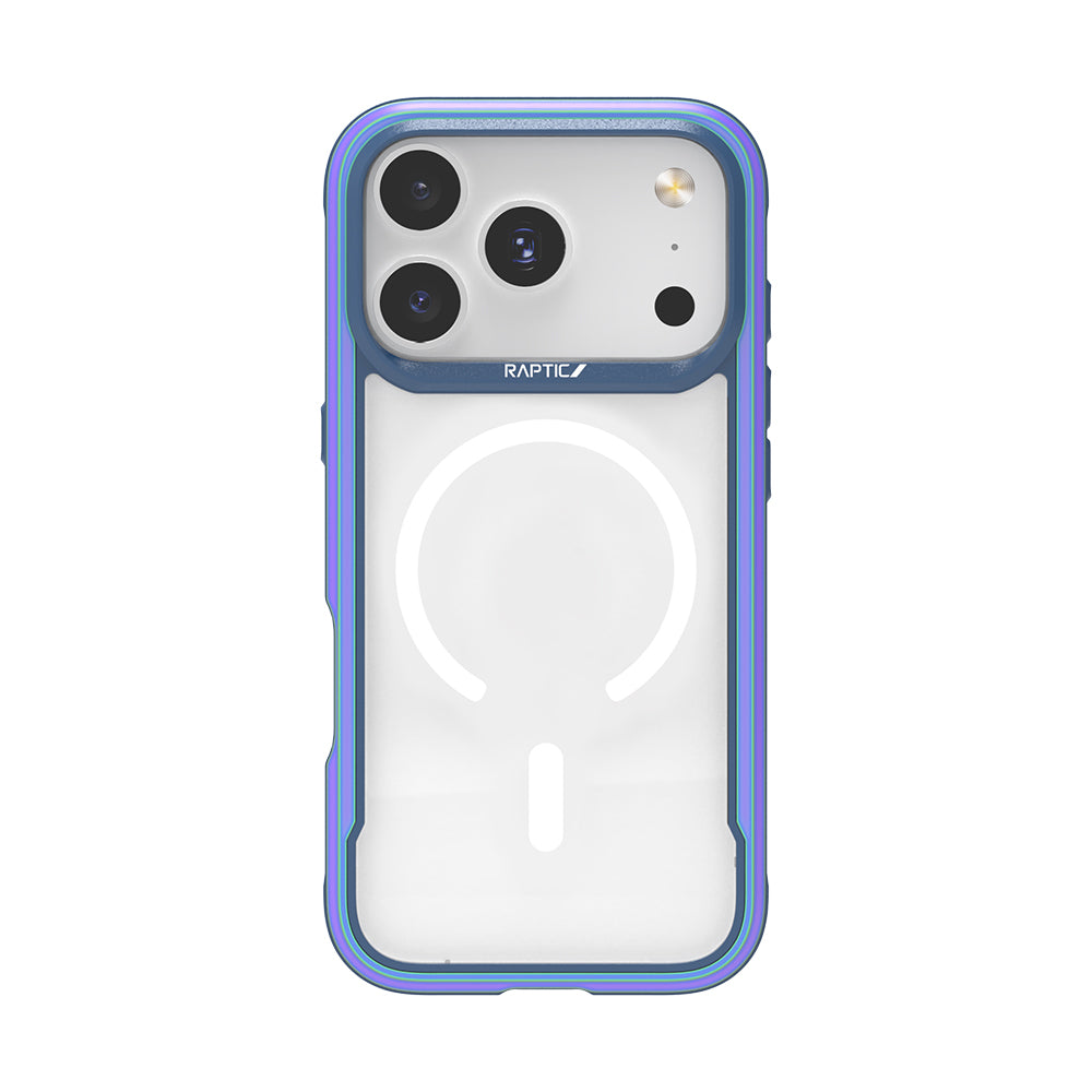 iPhone 17 Pro Max Kılıf M-safe Şarj Özellikli Airbagli Raptic Shield Serisi Şeffaf Arka Yüzey Kapak