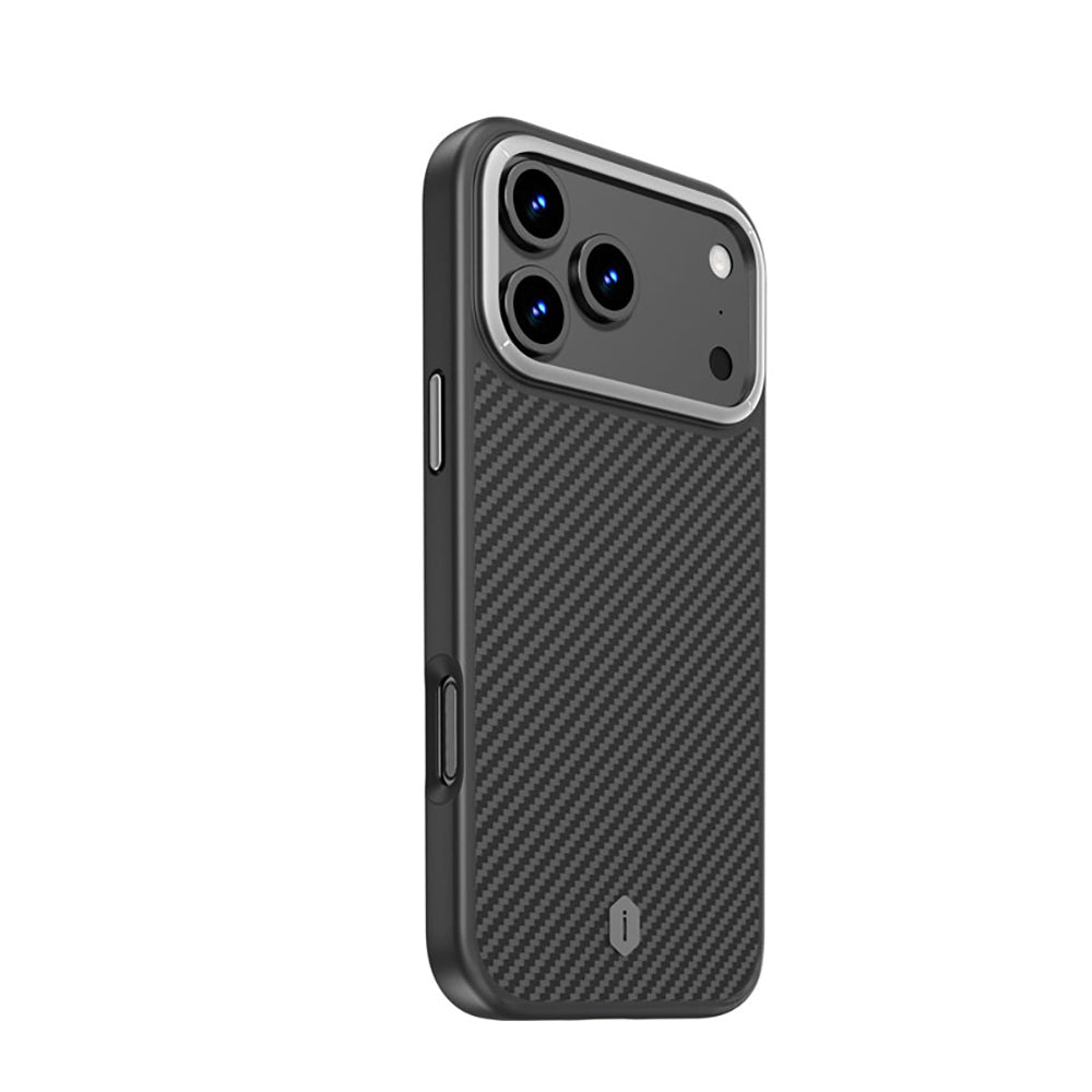iPhone 17 Pro Max Kılıf M-safe Şarj Özellikli Aramid Fiber Wiwu Defense Ultra Serisi DCC-205 Kapak