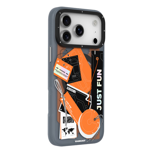 iPhone 17 Pro Max Kılıf M-Safe Şarj Özellikli Youngkit Different Dimension Serisi Kapak