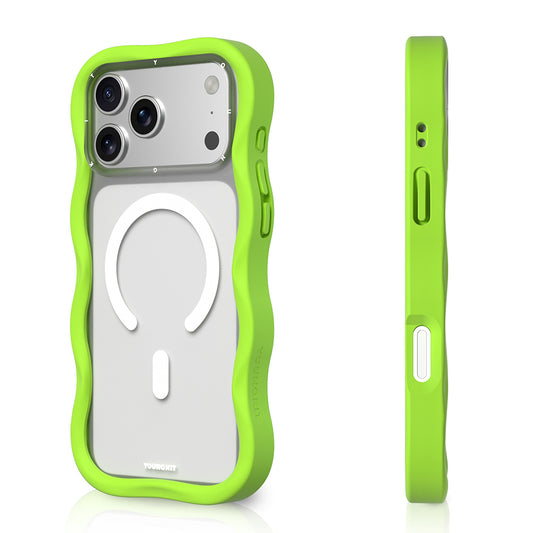Apple iPhone 17 Pro Max Kılıf M-safe Şarj Özellikli Youngkit Wave Matte Serisi Kapak