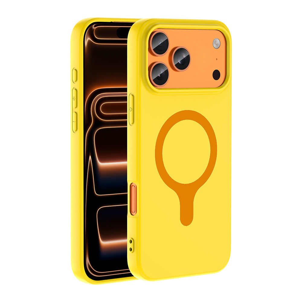 Apple iPhone 17 Pro Max Kılıf M-Safe Şarj Özellikli Zore Aris Silikon Kapak