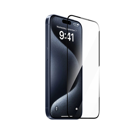 iPhone 17 Pro Wiwu SQ-008 Oleofobik Easy Install Darbeye Karşı Dayanıklı Temperli Cam Ekran Koruyucu + Kolay Uygulama Aparatlı