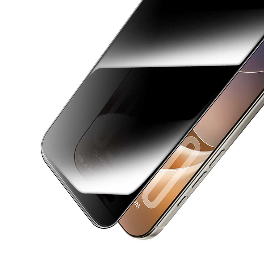 Apple iPhone 18 Pro Hidrofobik Ve Oleofobik Özellikli Benks 0.3mm Privacy Air Shield Ekran Koruyucu 10'lu Paket
