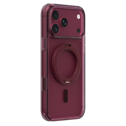 Apple iPhone 18 Pro Max Kılıf M-safe Şarj Özellikli Raptic Air Stand Serisi Aynalı Arka Yüzey Standlı Kapak