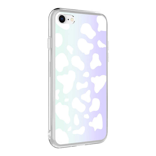 Apple iPhone 7 Kılıf Zore M-Blue Desenli Kapak
