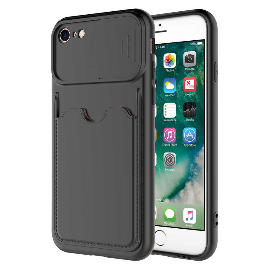 Apple iPhone SE 2020 Kılıf Zore Kartix Kapak