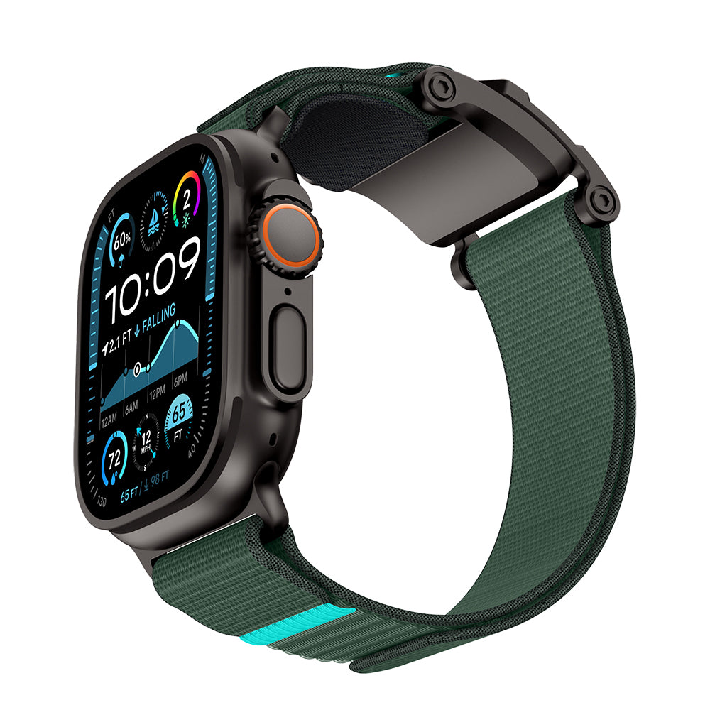 Apple Watch 10 46mm Mohseven iWatch Mecha Sport Hasır Kordon