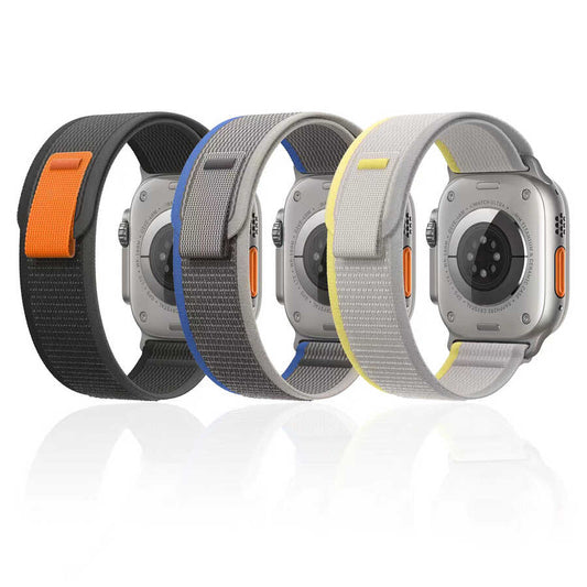 Watch 40mm Wiwu Trail Loop Naylon Örgü İşlemeli Hasır Kordon Strap Kayış
