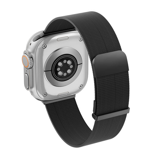 Apple Watch 44mm Wiwu MagFlex Secure Serisi Metal Kordon