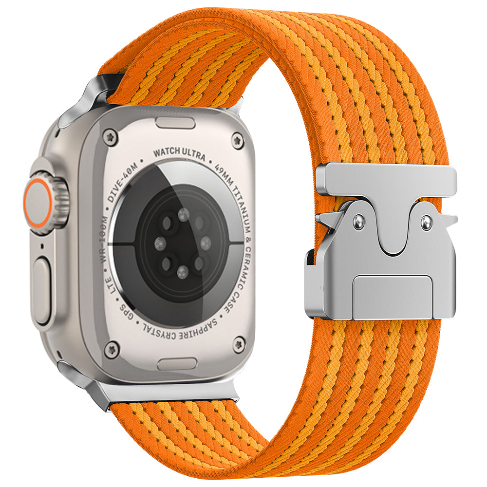 Apple Watch 49mm Zore KRD-133 Naylon Kumaş Hasır Örgülü Kordon