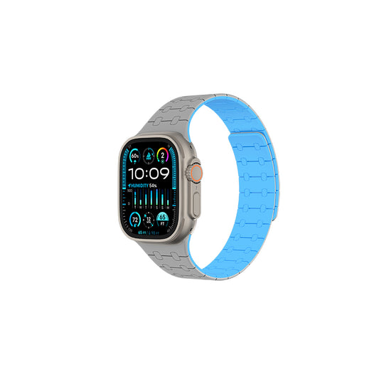 Watch Ultra 49mm Amazingthing Smoothie Sport Magnetik Tak Çıkar Silikon Strap Kayış