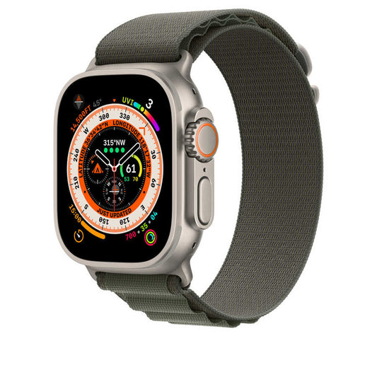 Watch Ultra 49mm Kordon Wiwu WU-01 Hasır Örgü Strap Kayış