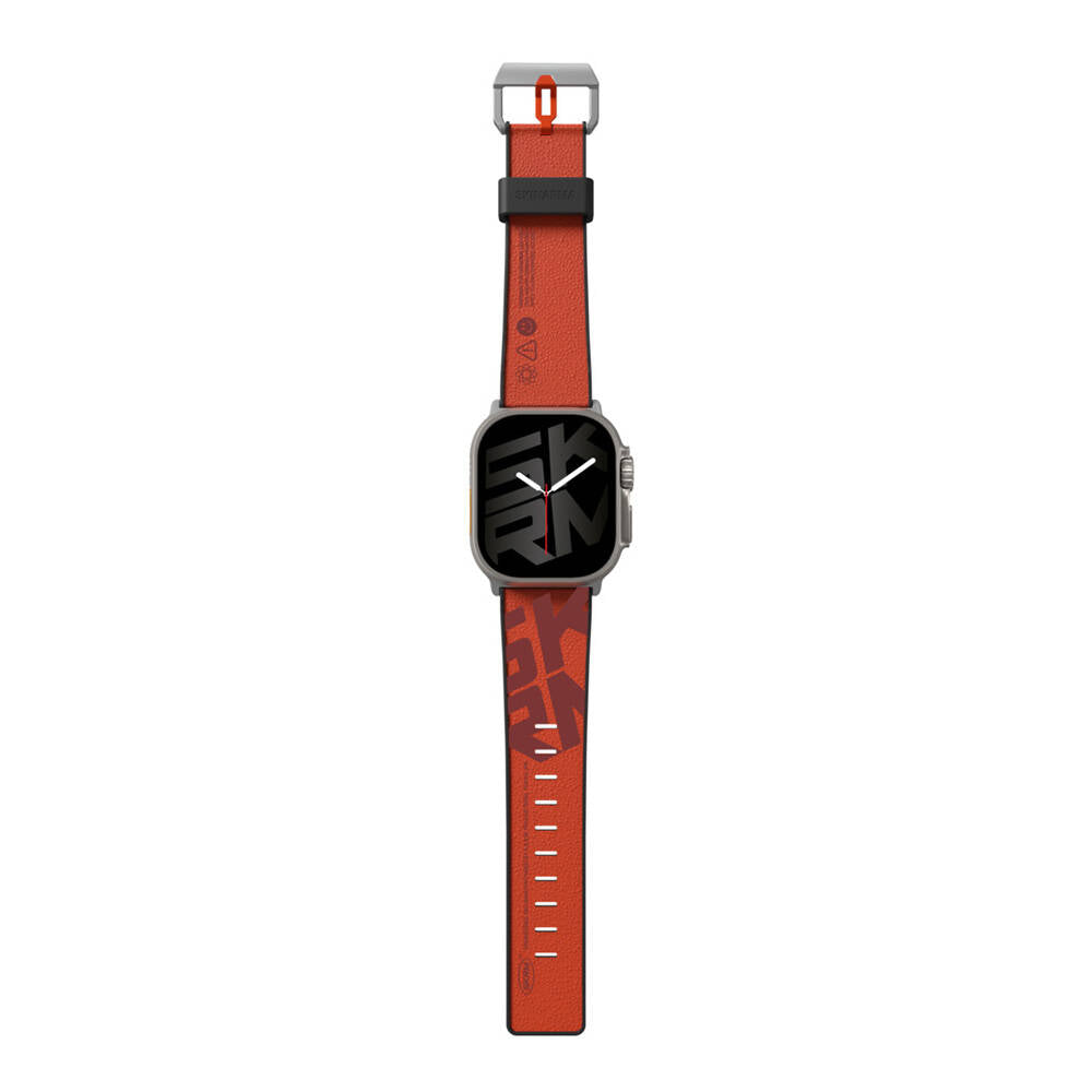 Watch Ultra 49mm SkinArma Spunk Serisi PU Deri Kordon