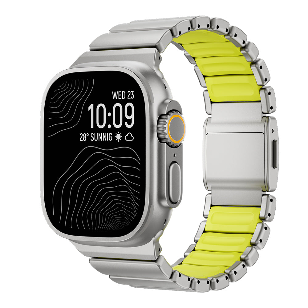 Apple Watch Ultra 49mm Zore KRD-149 Metal Silikon Kordon