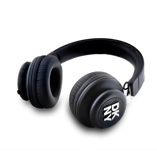 DKNY Orjinal Lisanslı PU Metal Logolu Kulak Üstü Bluetooth Kulaklık