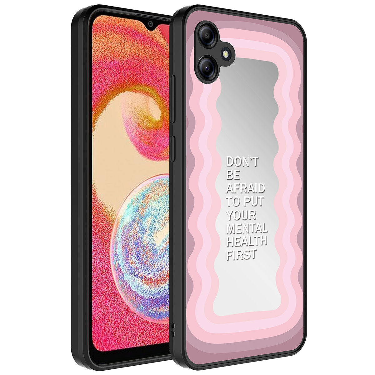 Galaxy A04E Kılıf Aynalı Desenli Kamera Korumalı Parlak Zore Mirror Kapak