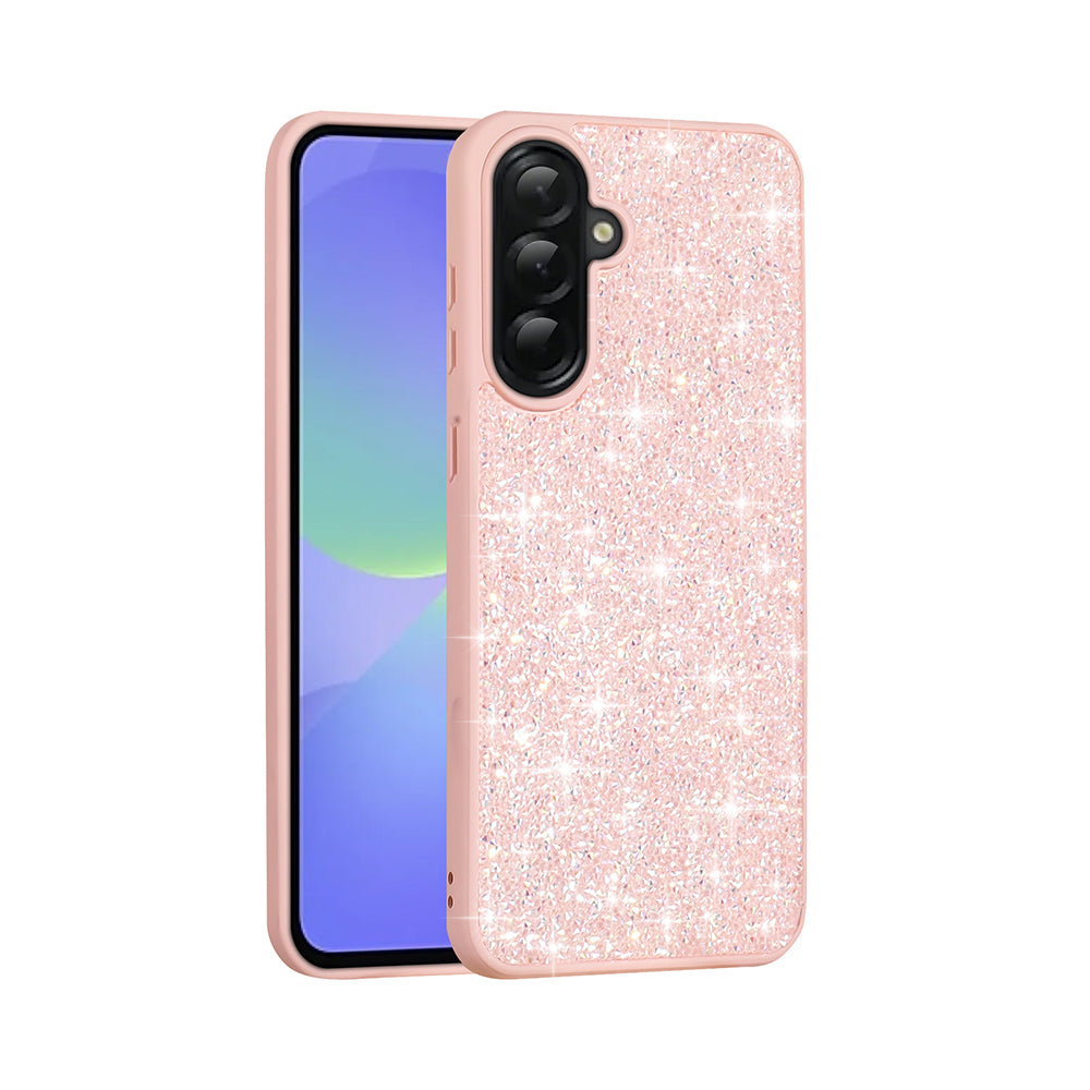 Galaxy A36 Kılıf Parlak Taşlı Tasarım Zore Pırlanta Kapak