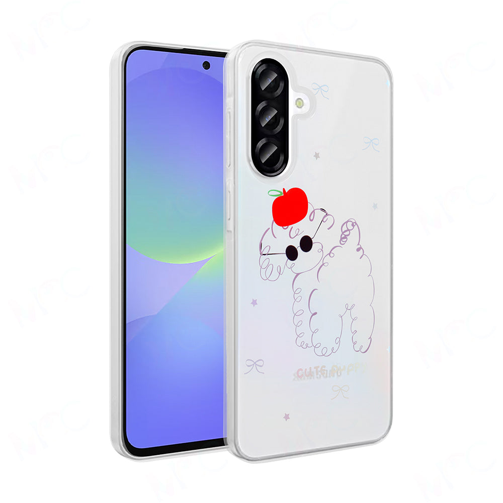 Galaxy A36 Kılıf Şeffaf Figürlü Zore Folk Sert Kapak