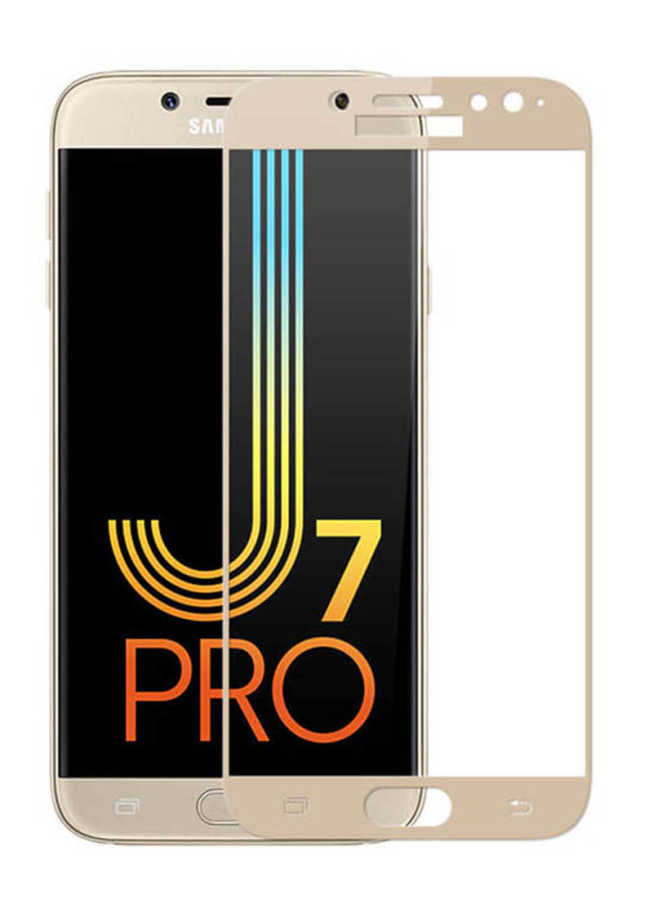 Galaxy J730 Pro Zore Kenarları Kırılmaya Dayanıklı Cam Ekran Koruyucu