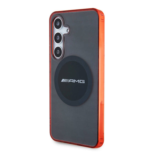 Galaxy S24 Kılıf AMG Orjinal Lisanslı M-safe Şarj Özellikli Transparan Timeless Kapak