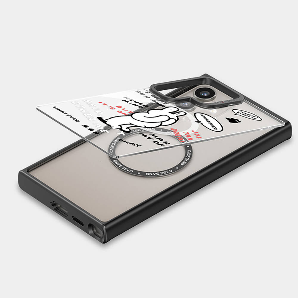 Galaxy S24 Plus M-safe Şarj Özellikli Casebang Chill Out Serisi Mıknatıslı Arka Panel