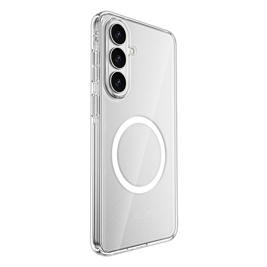 Galaxy S26 Kılıf M-safe Şarj Özellikli Transparan Sert PC Wlons Pita Kapak