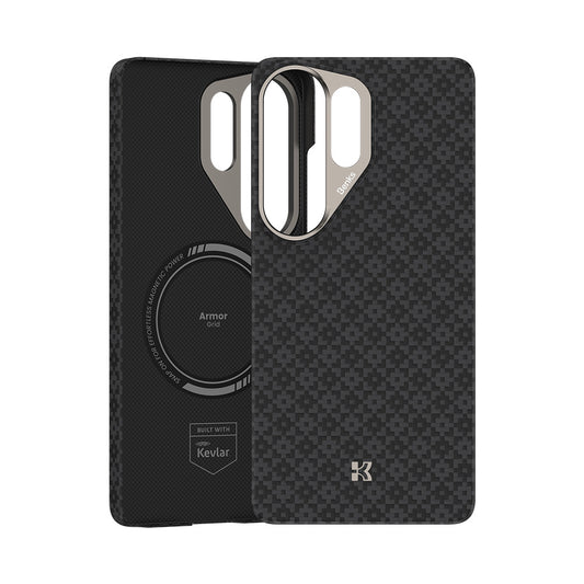 Galaxy S26 Ultra Kılıf M-Safe Şarj Özellikli Benks ArmorAir ArmorGrid Serisi Kevlar Kapak