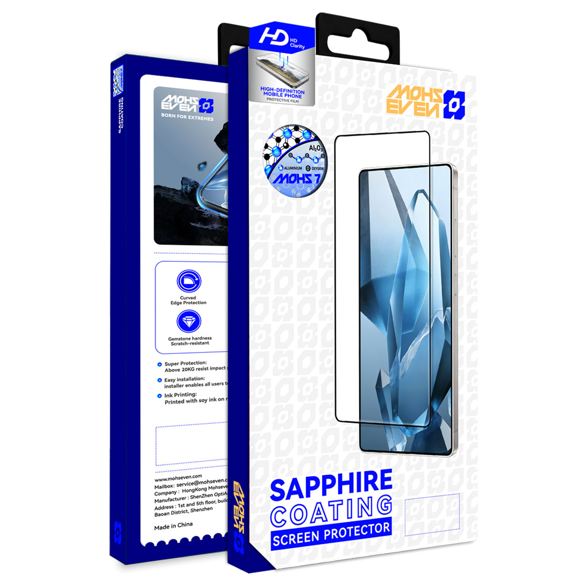 Galaxy S26 Ultra Mohseven Safir Coating HD Temperli Cam Ekran Koruyucu