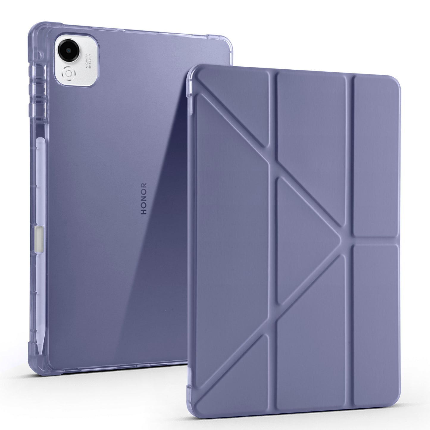 Honor Pad X9 Pro Kılıf Zore Tri Folding Kalem Bölmeli Standlı Kılıf