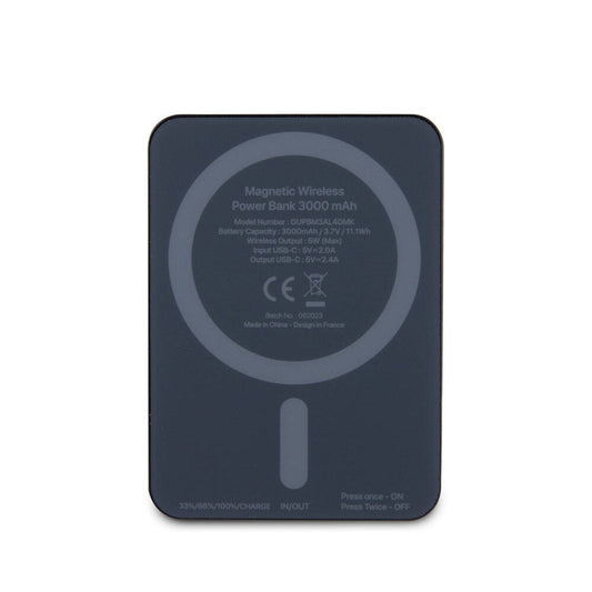Karl Lagerfeld Led Işıklı Göstergeli M-safe Magnetik Orjinal Lisanslı Powerbank 3000 Mah