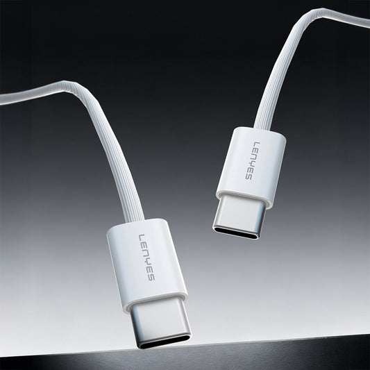 Lenyes LC526 Type-C to Type-C Akıllı Çip Koruma Özellikli Data ve Şarj Kablosu 60W 1.2M