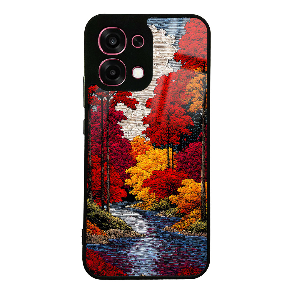 Oppo A6 Pro Kılıf Kamera Korumalı Desenli Zore Lusi Kapak