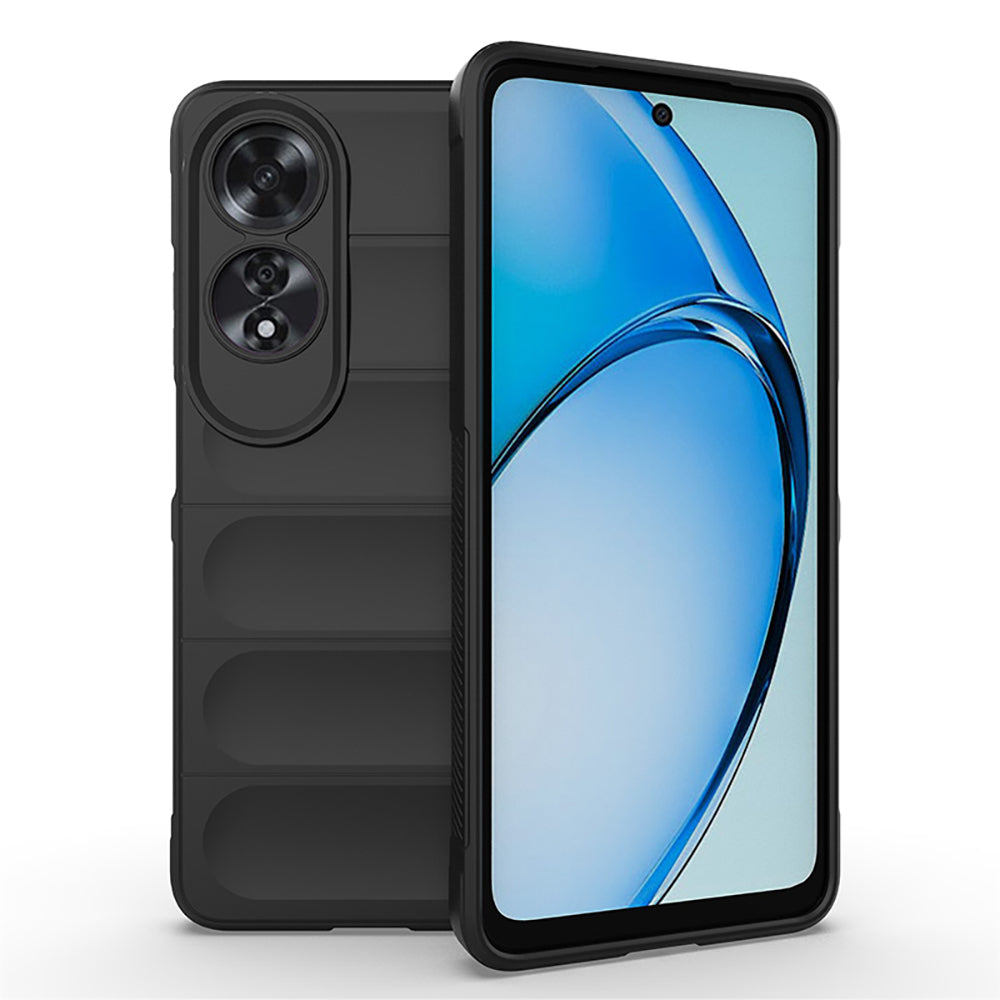 Oppo A60 Kılıf Esnek TPU Oyuklu Arka Yüzey Tasarımlı Zore Etnik Silikon Kapak