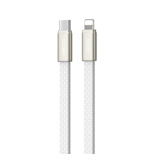 Recci RS55CL Type-C to Lightning PD Hızlı Şarj Özellikli Data ve Şarj Kablosu 30W 1M