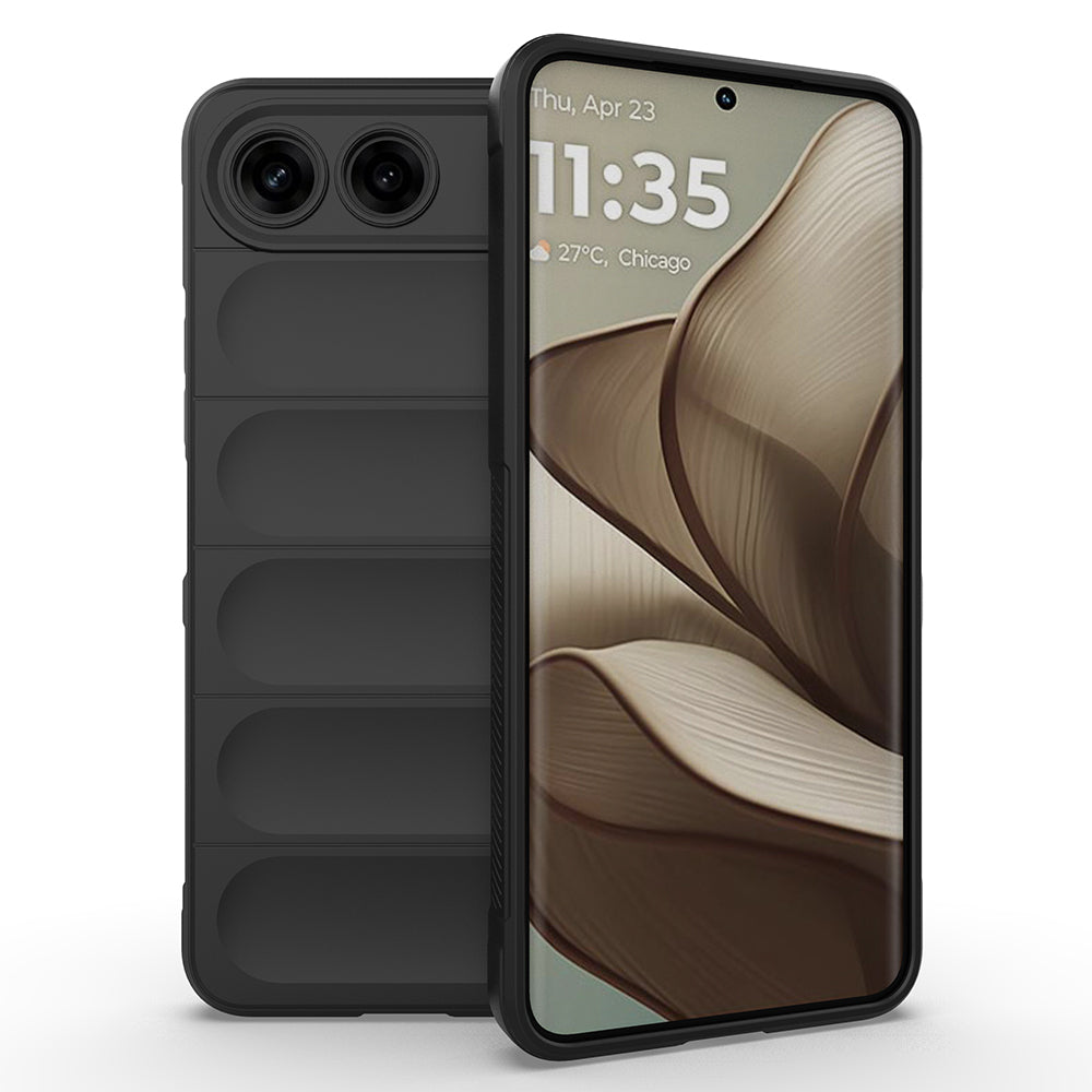 Tecno Spark 40 5G Kılıf Esnek TPU Oyuklu Arka Yüzey Tasarımlı Zore Etnik Silikon Kapak