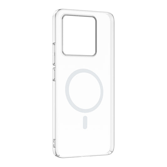 Xiaomi 14T Pro Kamera Korumalı M-Safe Şarj Özellikli Şeffaf Zore London Sert PC Kapak