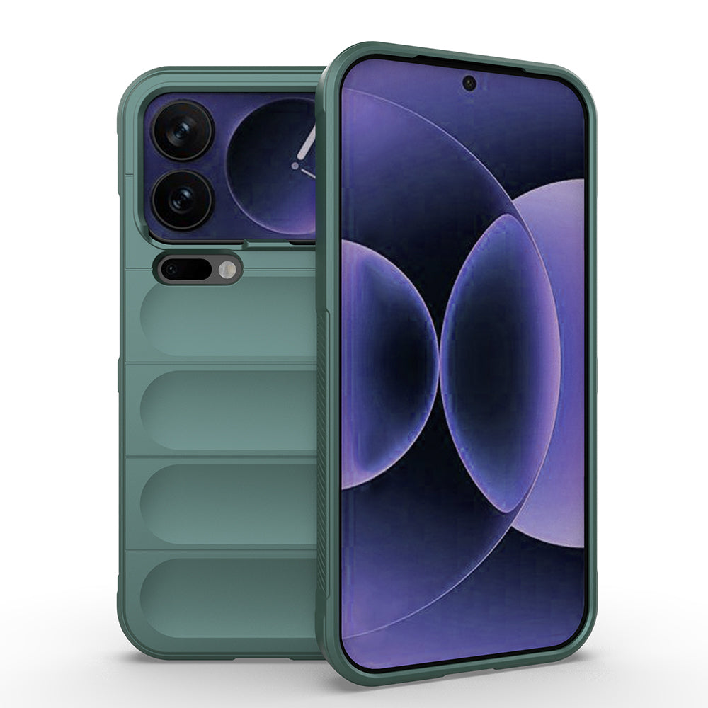 Xiaomi 17 Pro Max Kılıf Esnek TPU Oyuklu Arka Yüzey Tasarımlı Zore Etnik Silikon Kapak