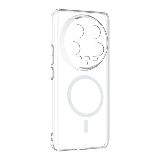 Xiaomi Mi 14 Ultra Kamera Korumalı M-Safe Şarj Özellikli Şeffaf Zore London Sert PC Kapak