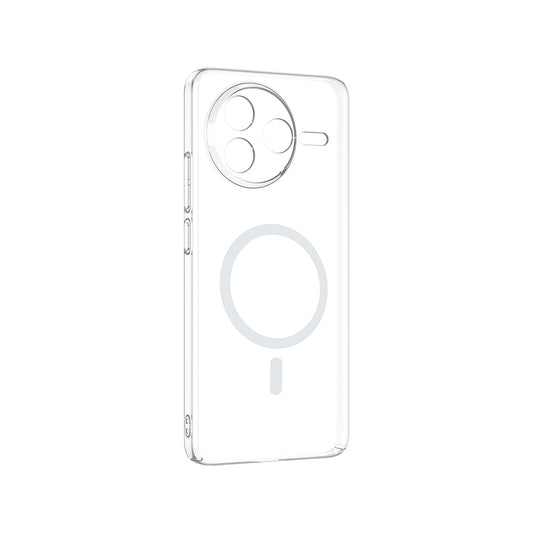 Xiaomi Poco F7 Pro Kamera Korumalı M-Safe Şarj Özellikli Şeffaf Zore London Sert PC Kapak