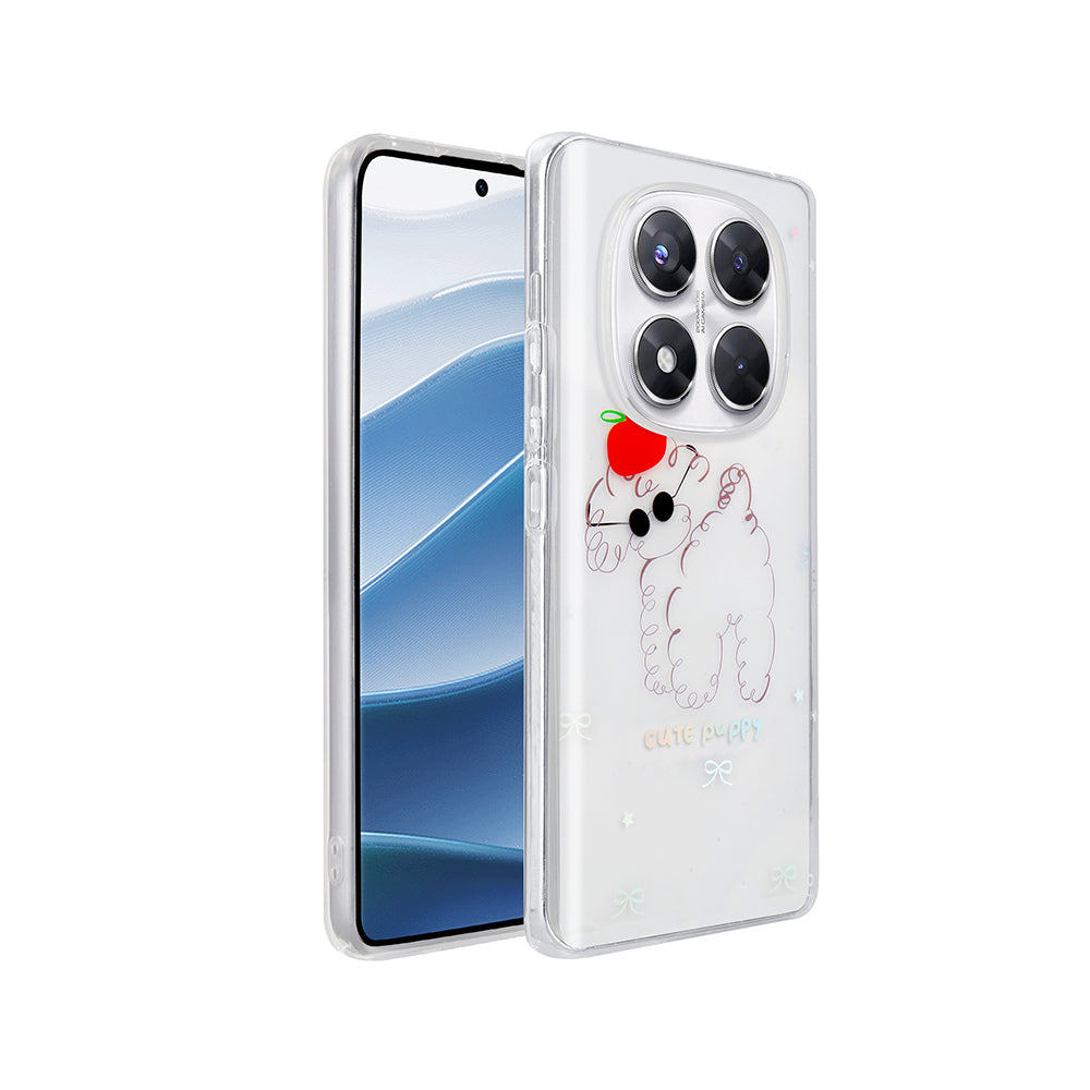 Xiaomi Redmi Note 14 Pro 4G Kılıf Şeffaf Figürlü Zore Folk Sert Kapak