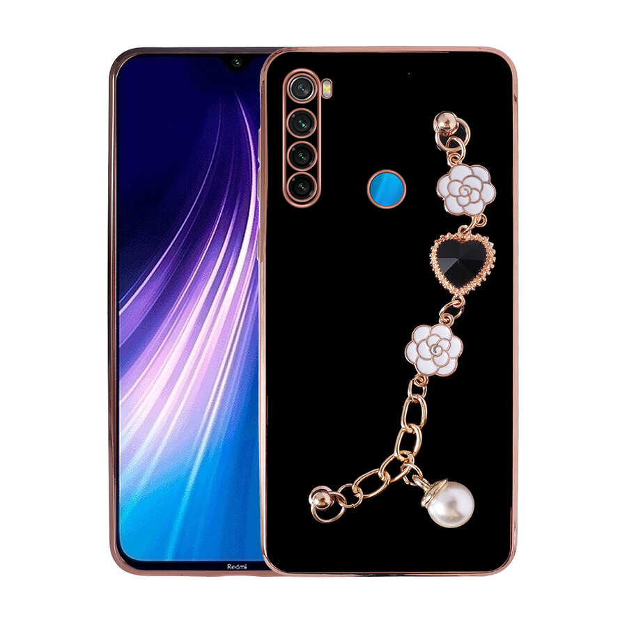 Xiaomi Redmi Note 8 Kılıf El Tutamaçlı Kamera Korumalı Zore Taka Silikon Kapak