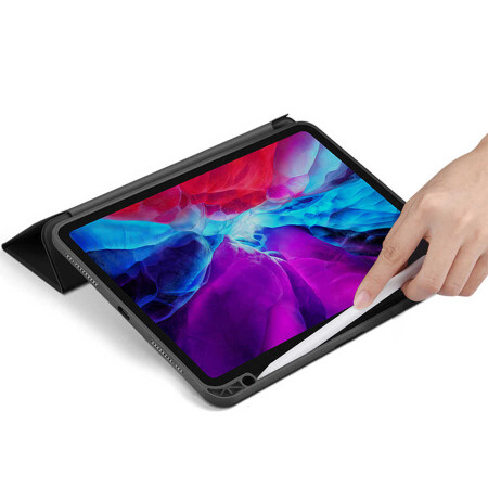 Apple iPad 10.2 2021 (9.Nesil) Kılıf Zore Nort Arkası Şeffaf Standlı Kılıf - 7