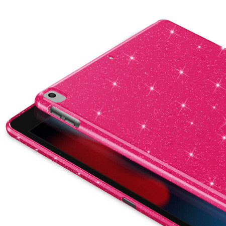 Apple iPad 10.2 2021 (9th Generation) Zore Tablet Koton Case with Glittering Shiny Appearance - 14