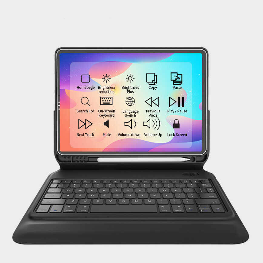 Apple iPad Pro 11 Wiwu Keyboard Folio Kablosuz Klavyeli Kılıf - 1