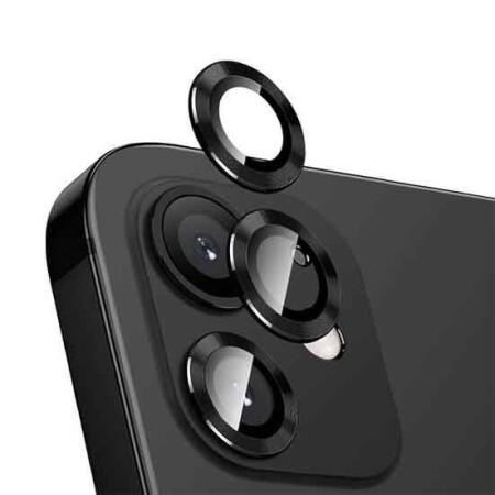 Apple iPhone 12 Mini Zore CL-12 Premium Safir Parmak İzi Bırakmayan Anti-Reflective Kamera Lens Koruyucu - 9