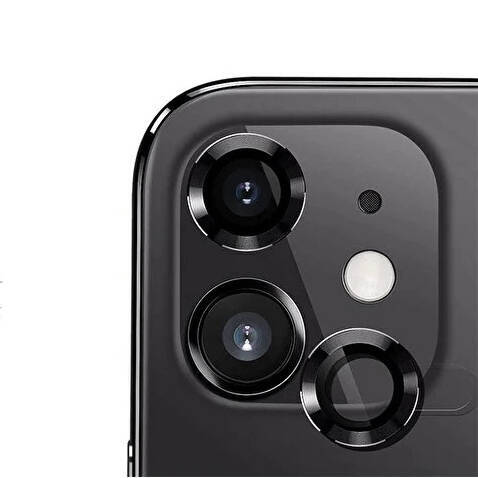 Apple iPhone 12 Mini Zore CL-12 Premium Safir Parmak İzi Bırakmayan Anti-Reflective Kamera Lens Koruyucu - 11