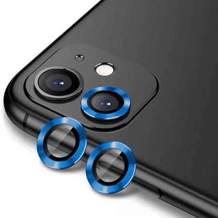 Apple iPhone 12 Mini Zore CL-12 Premium Safir Parmak İzi Bırakmayan Anti-Reflective Kamera Lens Koruyucu - 3