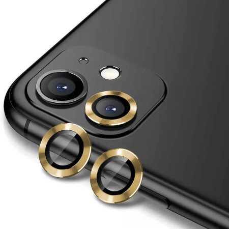 Apple iPhone 12 Mini Zore CL-12 Premium Safir Parmak İzi Bırakmayan Anti-Reflective Kamera Lens Koruyucu - 1