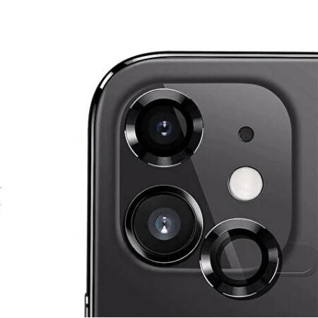Apple iPhone 12 Zore CL-12 Premium Safir Parmak İzi Bırakmayan Anti-Reflective Kamera Lens Koruyucu - 11
