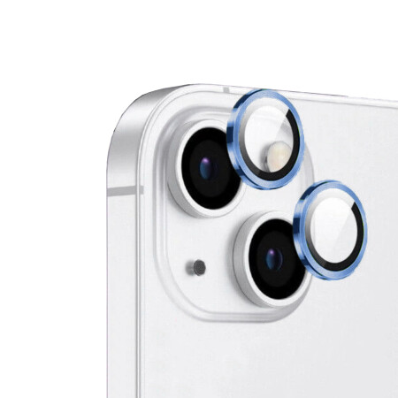 Apple iPhone 13 Mini Zore CL-12 Premium Safir Parmak İzi Bırakmayan Anti-Reflective Kamera Lens Koruyucu - 2